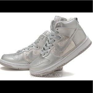 Sparkle/glitter Nike High Top sneakers size 7.5